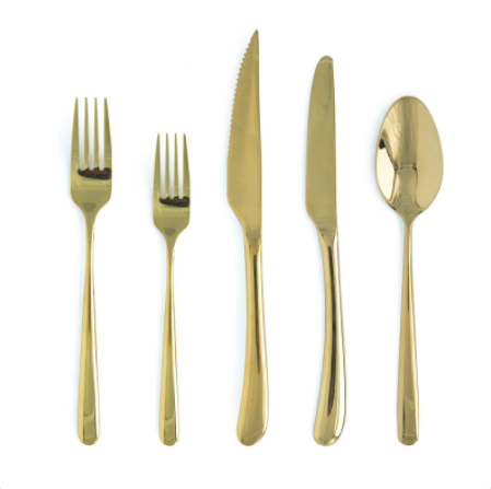 GOLD CUTLERY